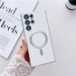 seraCase Luxury Silver Plated MagSafe Case For Samsung Galaxy for For Galaxy S23 Ultra / White