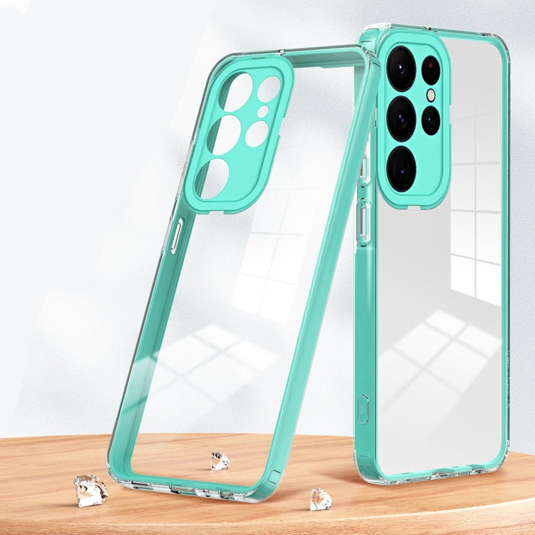 seraCase Shockproof Colorful Clear Samsung Case for Samsung Galaxy S24 / Light Green