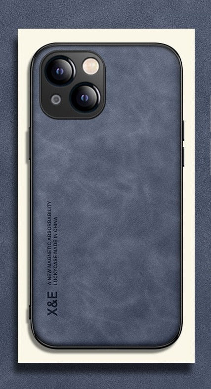 seraCase Rich Matte Leather iPhone Case for iPhone 15 Pro Max / Blue