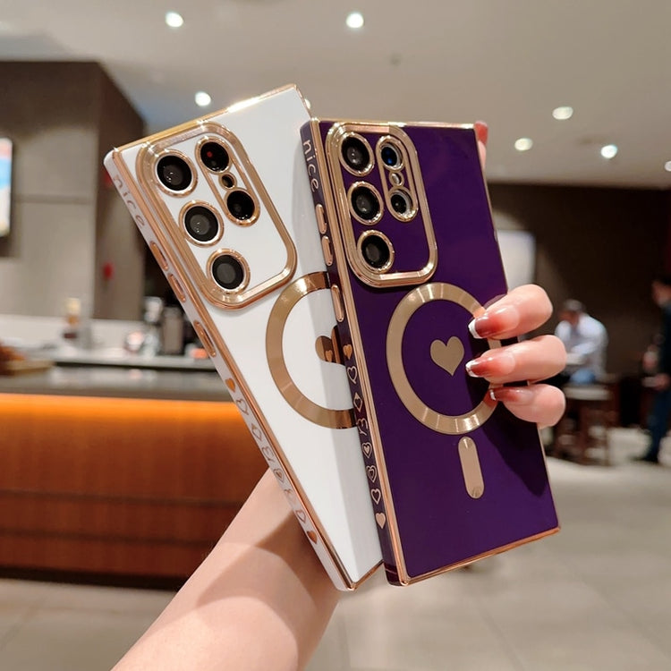 seraCase Luxury Magnetic Heart Samsung Case for