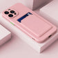 Fashionable Card Wallet iPhone Case