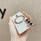 seraCase Transparent Plated MagSafe Samsung Case for Samsung S21 / Pink