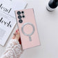 seraCase Luxury Silver Plated MagSafe Case For Samsung Galaxy for For Galaxy S23 Ultra / Pink