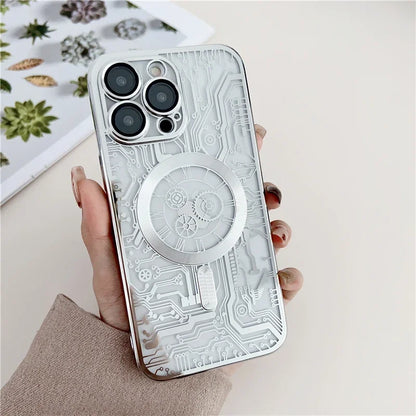 Stylish and Transparent Magsafe iPhone Case