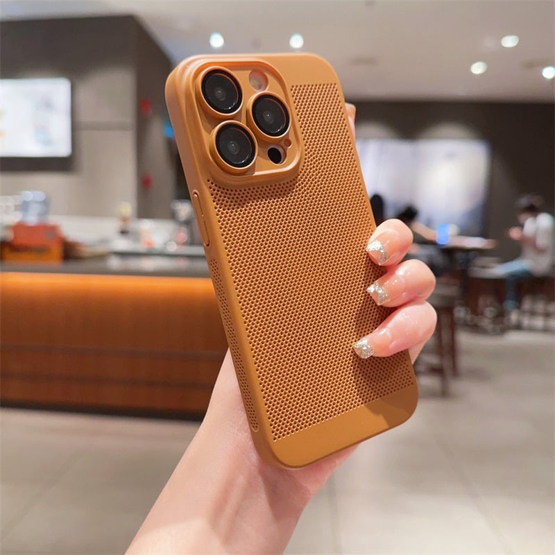 seraCase Cooling iPhone Case with Lens Protection for iPhone 14 Pro Max / Rust