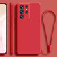 seraCase Official Silicone Lanyard Samsung Case for Samsung S23 / Red