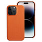 seraCase Genuine Leather Luxury iPhone Case for iPhone 13 Pro Max / Orange