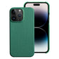 seraCase Genuine Leather Luxury iPhone Case for iPhone 13 Pro Max / Green