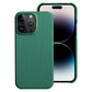 seraCase Genuine Leather Luxury iPhone Case for iPhone 15 Pro Max / Green