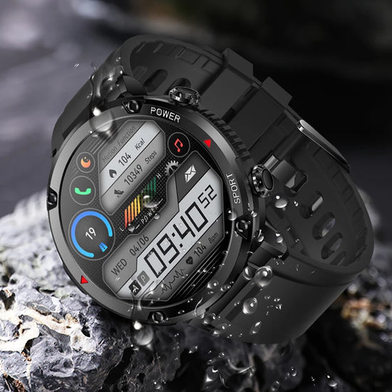 seraCase Sporty Waterproof Smart Watch - 1.6 Inch Screen Size, HD Voice Calling for