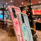 seraCase Electroplated Geometric Marble Samsung Case for
