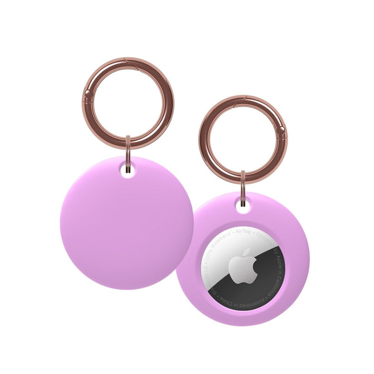 seraCase Silicone Apple AirTag Holder for Purple