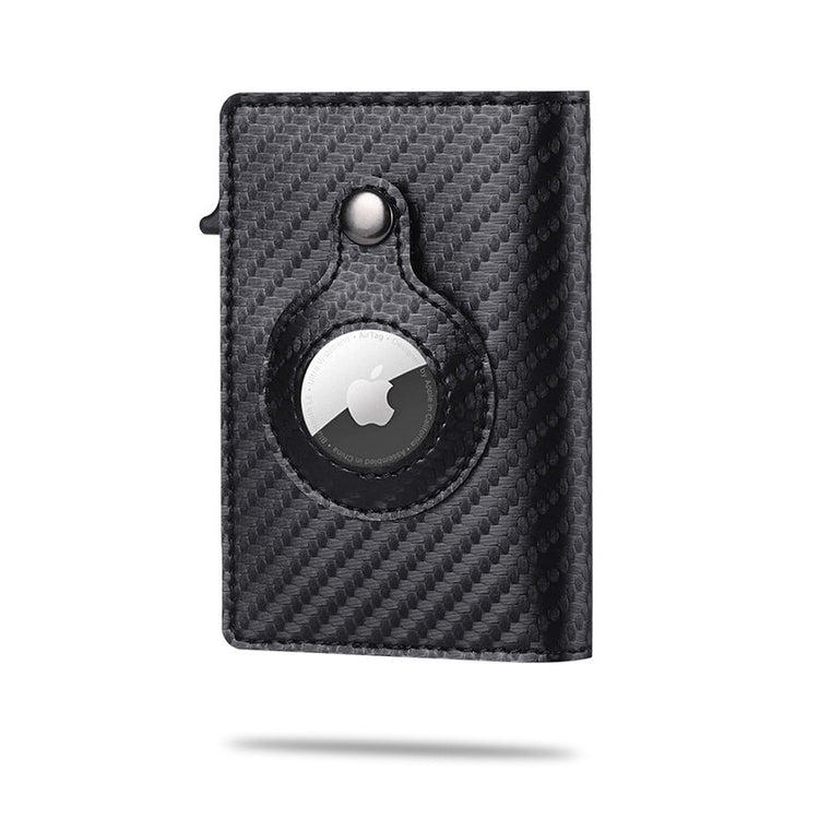 seraCase Designer Apple AirTag Carbon Fiber Wallet for