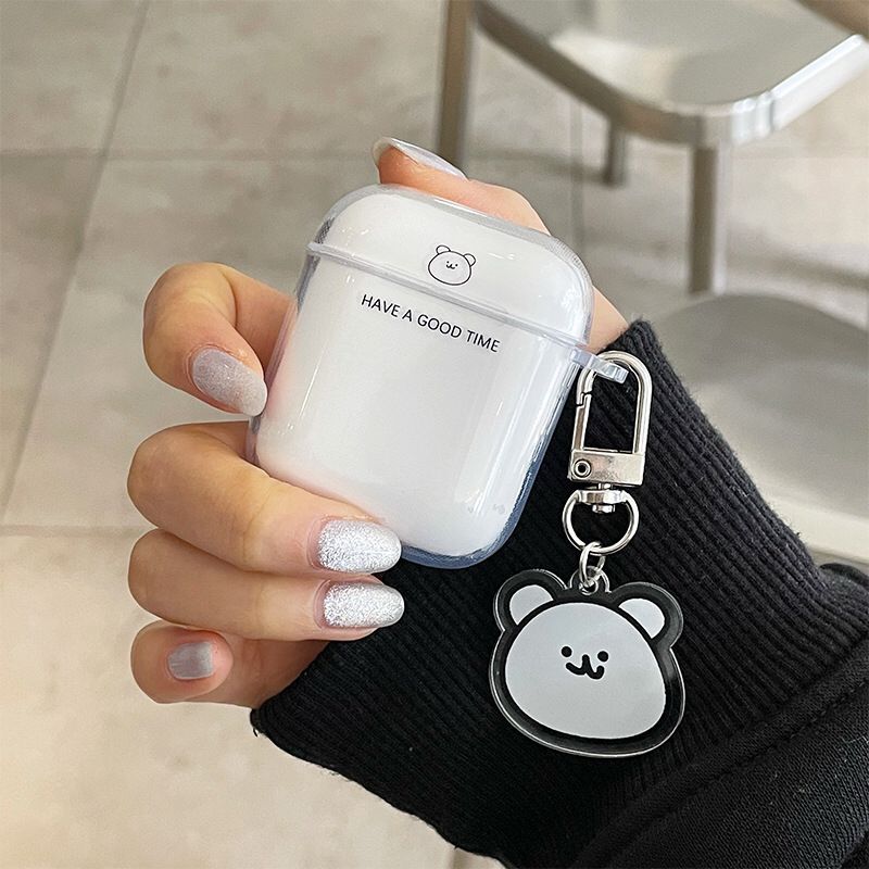 seraCase Cute Floral Clear AirPods Case for AirPods 1 or 2 / 16