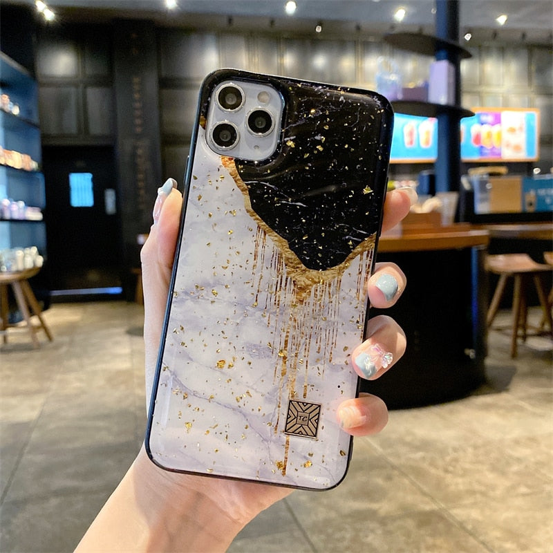 seraCase Luxury Jade Marble iPhone Case for iPhone 12 Pro Max / Style 4