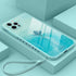 seraCase Luxury Maple Leaf Glass iPhone Case for iPhone 13 Pro Max / Green