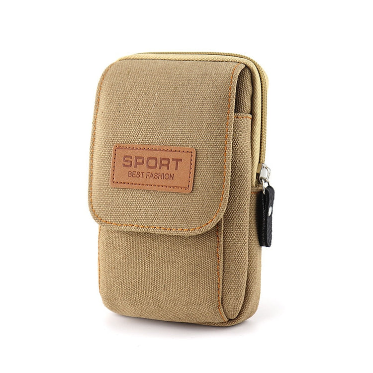 seraCase Canvas Waist Belt Universal Phone Case for 2 Khaki 5.0-5.5inch 1