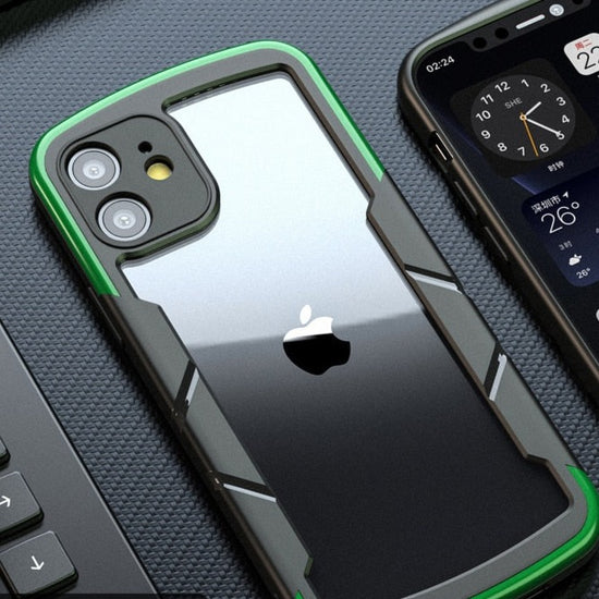 seraCase Clear Armor iPhone Case for iPhone 13 Pro Max / Green