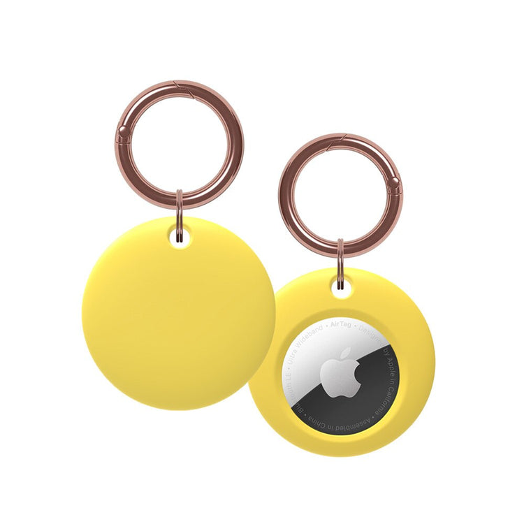 seraCase Silicone Apple AirTag Holder for Yellow