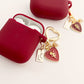 seraCase Elegant Wine Red AirPods Case for