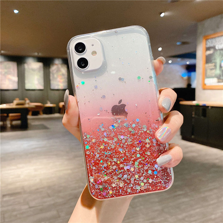 seraCase Glamorous Glittery Gradient iPhone Case for iPhone XS Max / Red
