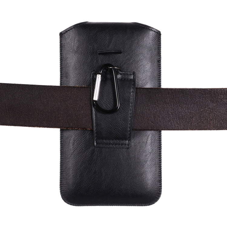 seraCase Ultra-thin Leather Waist Phone Holster for