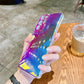 seraCase Transparent Multicolor Reflecting Samsung Case for