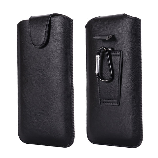 seraCase Ultra-thin Leather Waist Phone Holster for