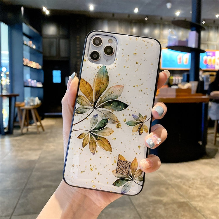 seraCase Gold Glittered Elegant iMarble Phone Case for iPhone 14 Pro Max / Style 4