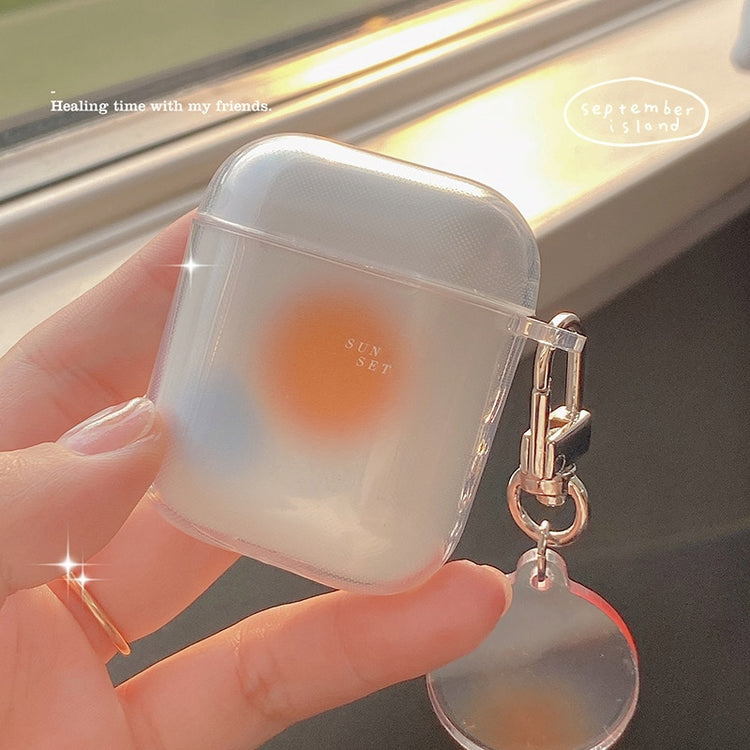 seraCase Cute Floral Clear AirPods Case for