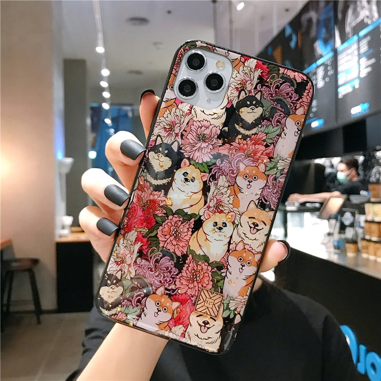 seraCase Luxury Glittered Gold Marble iPhone Case for iPhone 12 Pro Max / Style 9