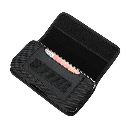 seraCase Oxford Cloth Waist Mobile Pouch for M 11cmX5.5cm / PU Black