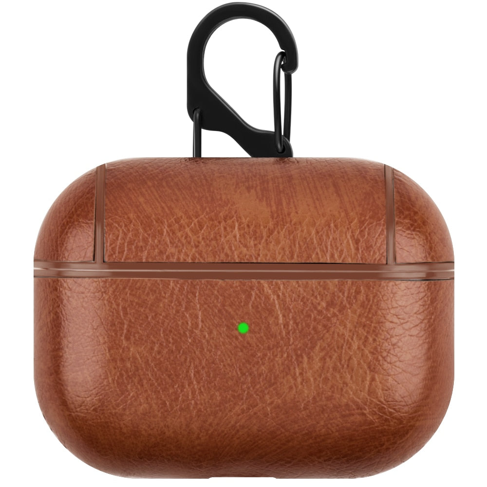 seraCase High End Protective Leather Case for AirPods With Hook for AirPods Pro 03