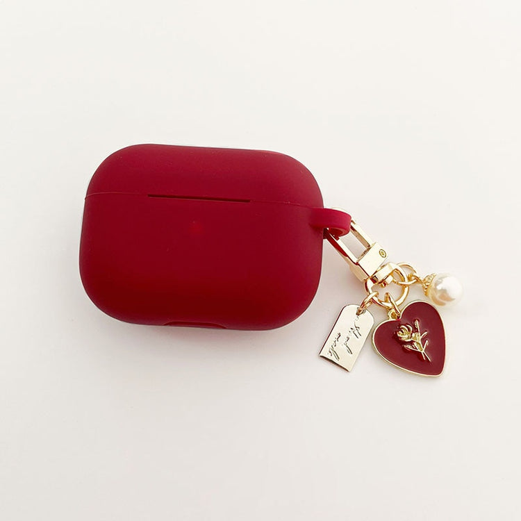 seraCase Elegant Wine Red AirPods Case for B1 For AirPods Pro