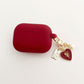 seraCase Elegant Wine Red AirPods Case for B1 For AirPods Pro