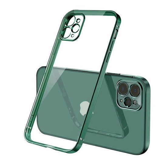seraCase Soft Silicone Transparent iPhone Case for iPhone 13 Pro Max / Dark green