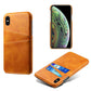 seraCase Leather Card Pocket iPhone Case for iPhone 13 Pro Max / Orange
