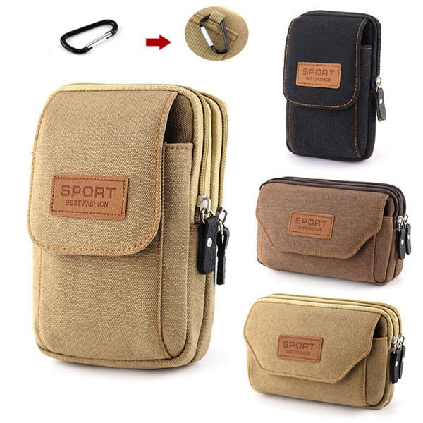 seraCase Canvas Waist Belt Universal Phone Case for