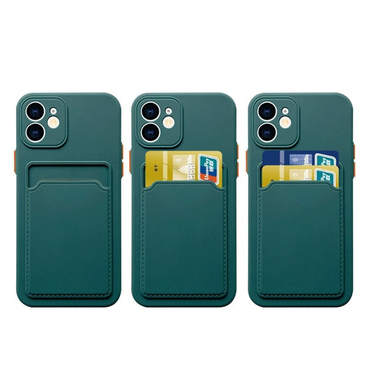 seraCase Shockproof Card Holder iPhone Case for