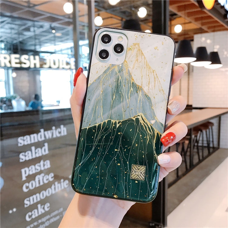 seraCase Luxury Glittered Gold Marble iPhone Case for iPhone 12 Pro Max / Style 8