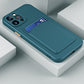 seraCase Fashionable Card Wallet iPhone Case for iPhone 13 Pro Max / Dark Green