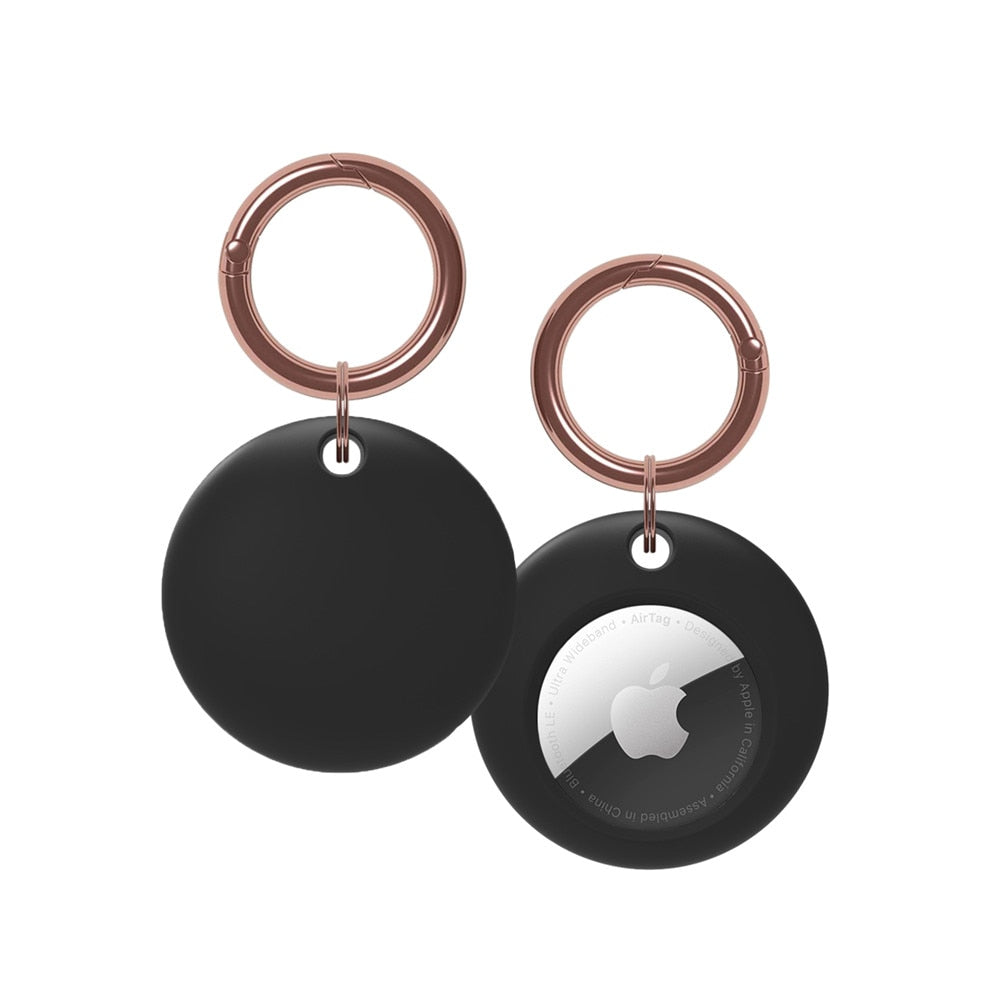 seraCase Silicone Apple AirTag Holder for Black