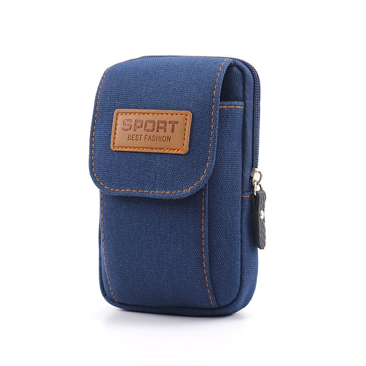 seraCase Canvas Waist Belt Universal Phone Case for 2 Blue 5.0-5.5inch 1