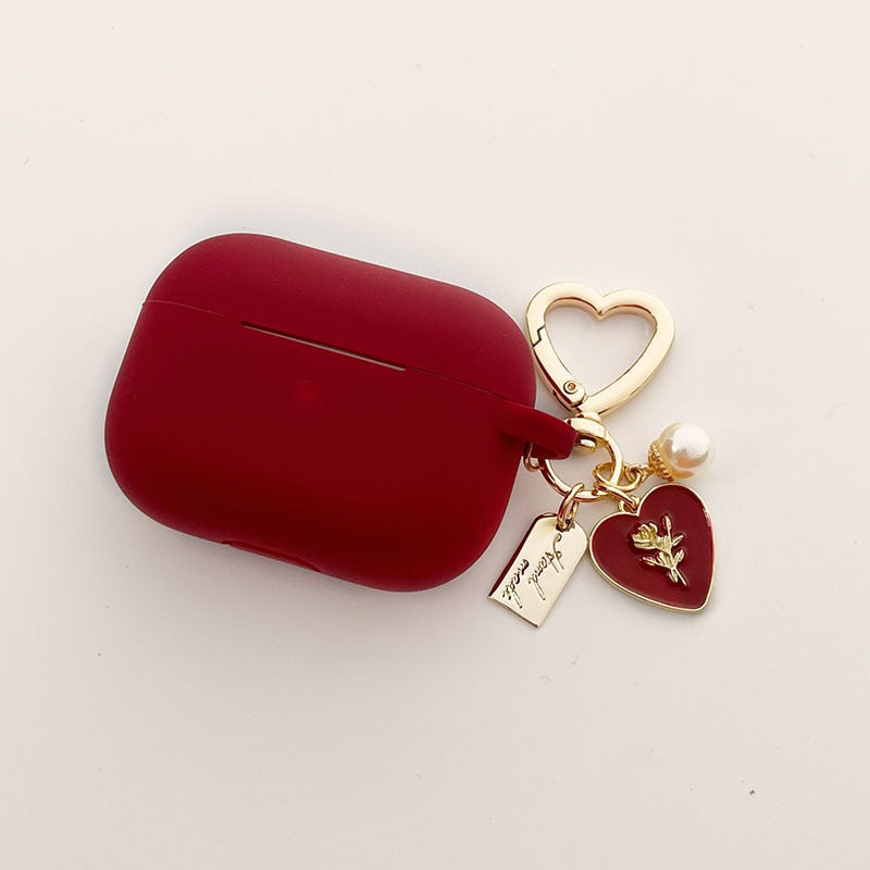 seraCase Elegant Wine Red AirPods Case for B2 For AirPods Pro