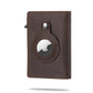 seraCase Designer Apple AirTag Carbon Fiber Wallet for Coffee