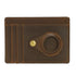 seraCase Trendy Retro Leather Apple AirTag Wallet for Brown