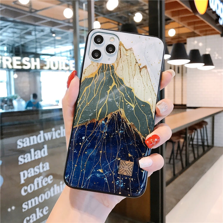 seraCase Luxury Glittered Gold Marble iPhone Case for iPhone 12 Pro Max / Style 6