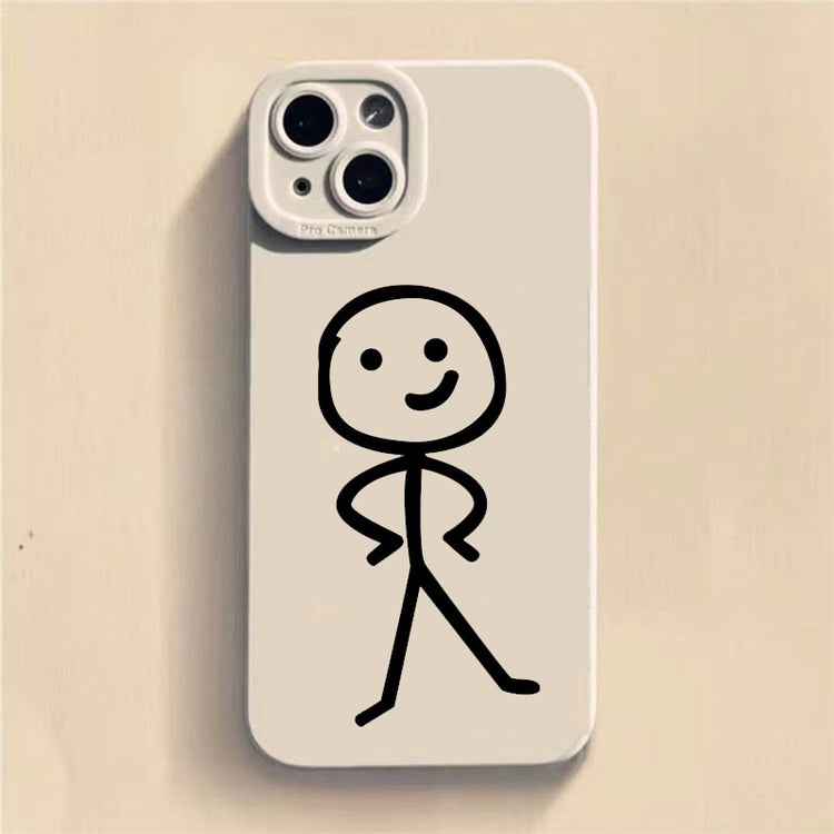 seraCase Fingerup Cartoon iPhone Case for iPhone 14 Pro Max / White - 3