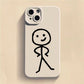 seraCase Fingerup Cartoon iPhone Case for iPhone 14 Pro Max / White - 3