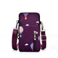 seraCase Shoulder Phone Pouch with Arm Band for Small QQ Purple